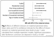 Maternal stress leads to overweight in children