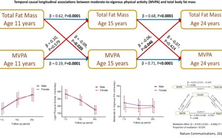 Light physical activity shows great promise in reversing childhood obesity caused by being sedentary