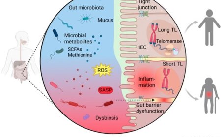 Telomere dynamics as mediators of gut microbiota–host interactions