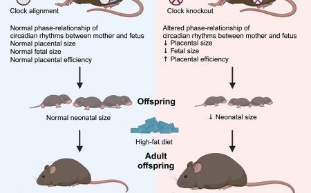 Pregnancy circadian rhythm dictate metabolic plasticity in offspring