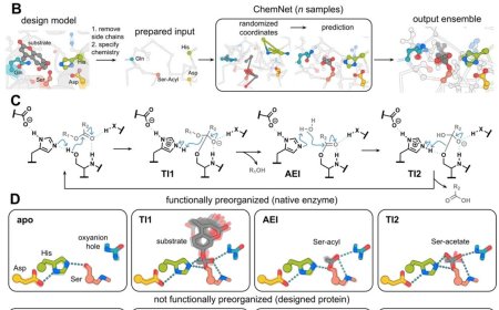 Computational design of serine hydrolases