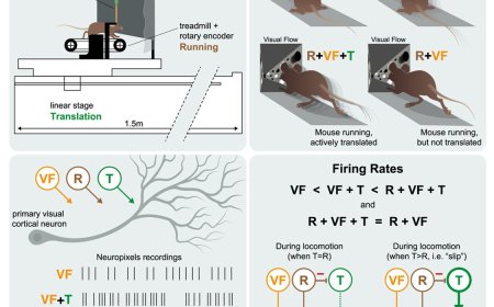 Individual neurons distinguish internal from external motion