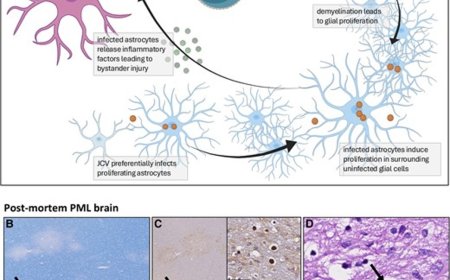 Glial replication and proliferation support JC virus demyelination