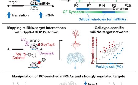 MicroRNAs guide the development of Purkinje cells