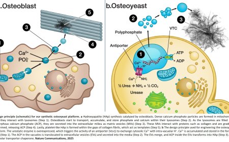 Converting urine into high-value bio-implant material
