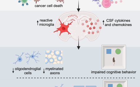 Immunotherapy-related cognitive impairment after CAR T cell therapy in mice