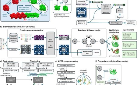 Predicting full range of shapes of a protein using AI