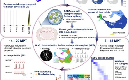 Human stem cell-derived GABAergic interneurons for epilepsy treatment