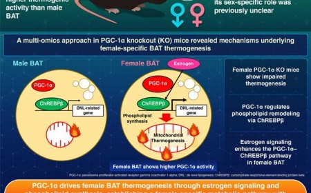 A female-specific mechanism for energy expenditure in brown adipose tissue