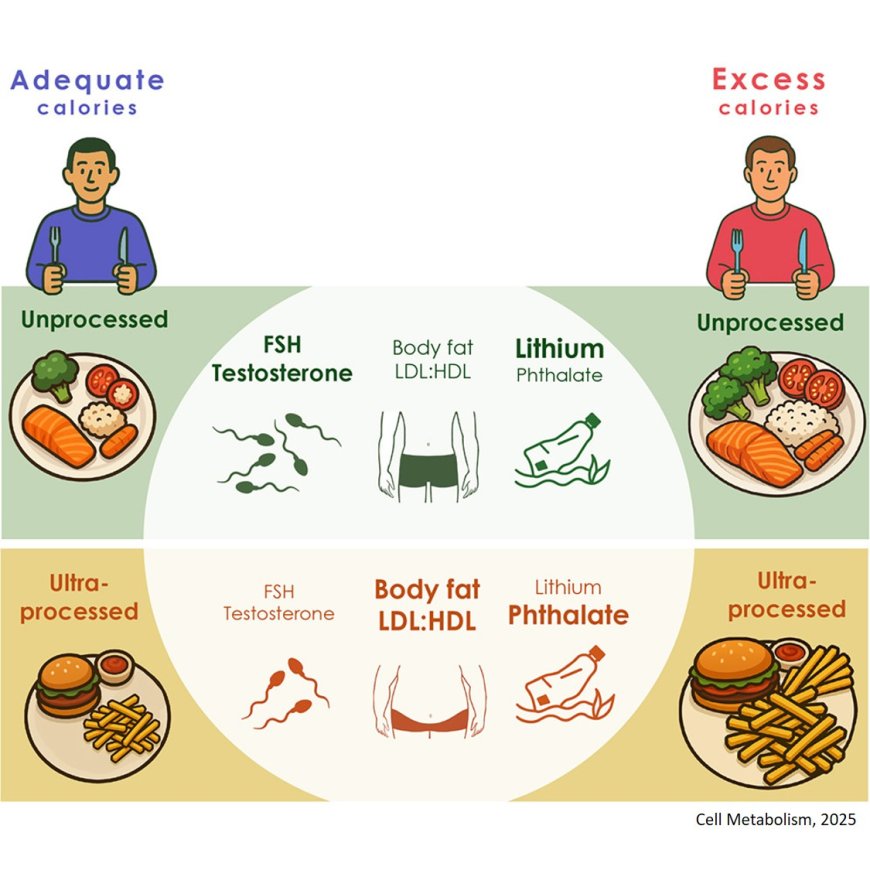 Effect of ultra-processed food consumption on male reproductive and metabolic health