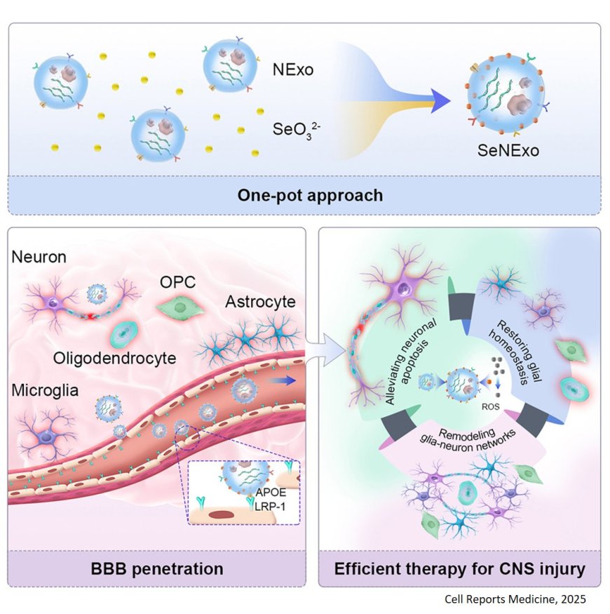 Selenized neural stem cell-derived exosomes: A neotype therapeutic agent for traumatic injuries of the central nervous system