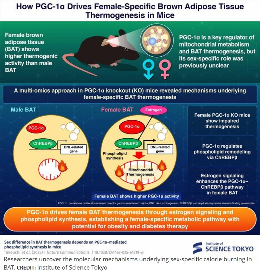 Sex difference in BAT thermogenesis depends on PGC-1α–mediated phospholipid synthesis in mice