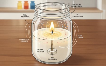 The Science Behind Why 8-oz Mason Jar Candles Burn Better