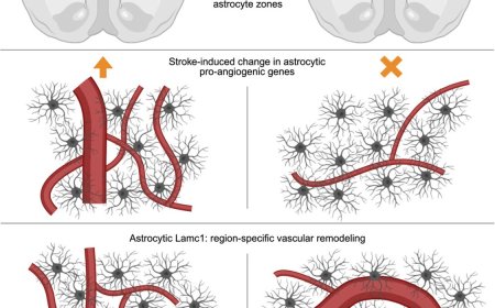 Post stroke differential roles of astrocyte-induced vascular remodeling