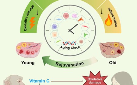 Vitamin C conveys geroprotection on primate ovaries