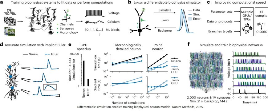 Jaxley: differentiable simulation enables large-scale training of detailed biophysical models of neural dynamics