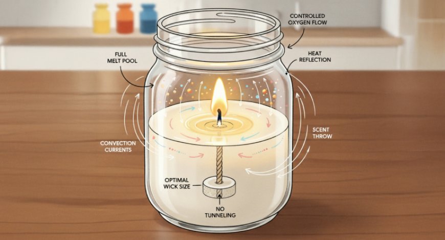 The Science Behind Why 8-oz Mason Jar Candles Burn Better