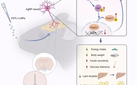Reversal of diet-induced obesity by central insulin sensitizer FSTL1