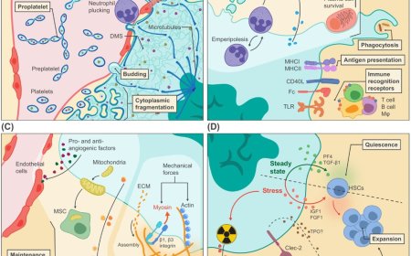 Megakaryocytes balance tissue residency and platelet production