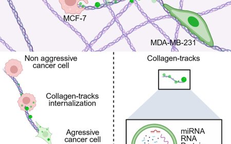 Cancer cells transfer invasive properties through microRNAs contained in collagen tracks